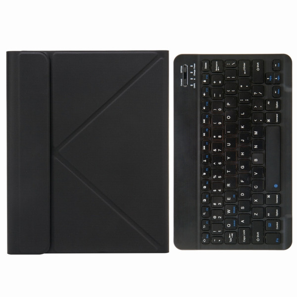 H-102 Bluetooth Keyboard Leather Case with Rear Three-fold Holder