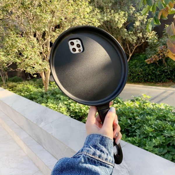 3D Frying Pan PC + TPU Phone Case