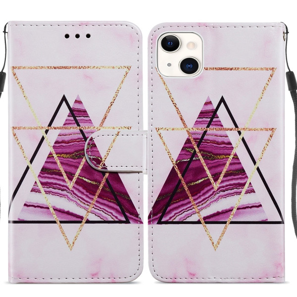 Painted Pattern Leather Phone Case