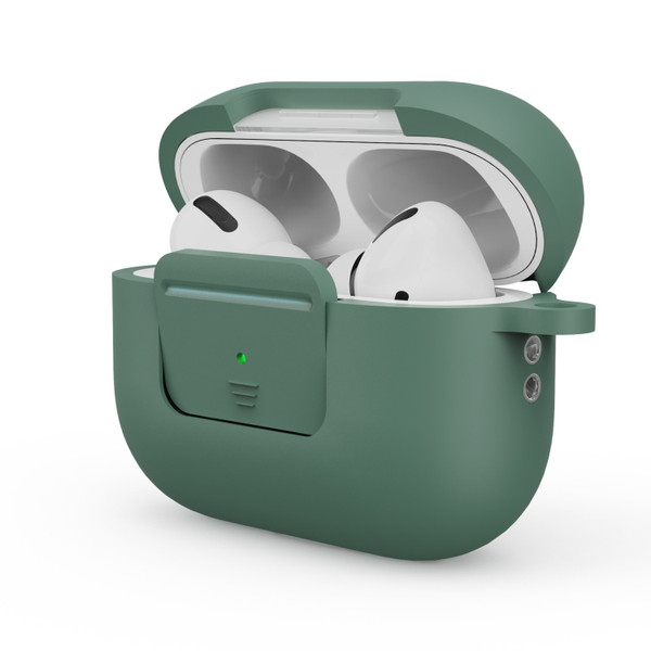 Earphone Silicone PC Protective Case with Switch Button and Buckle