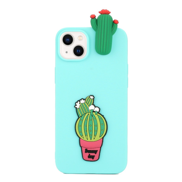 3D Silicone Lying Cartoon TPU Phone Case