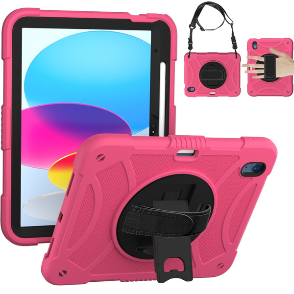 Rotary Grab Silicone And PC Tablet Case