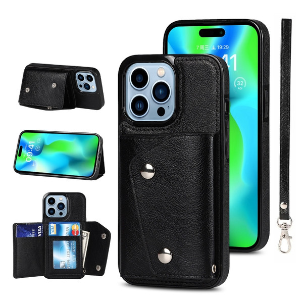 Card Slots PU + TPU Leather Phone Case