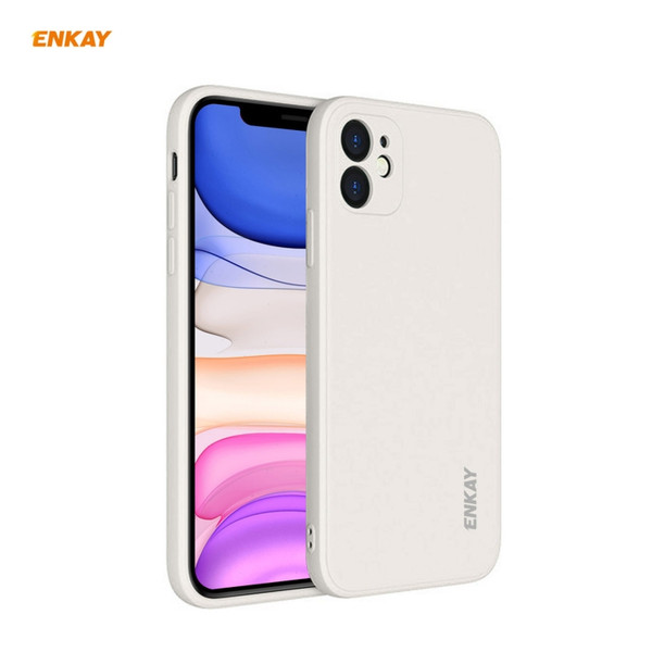 For iPhone 11 Pro Hat-Prince ENKAY ENK-PC064 Liquid Silicone Straight Edge Shockproof Protective Case