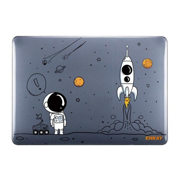 ENKAY Spaceman Pattern Laotop Protective Crystal Case for MacBook Air 13.3 inch A1932 2018