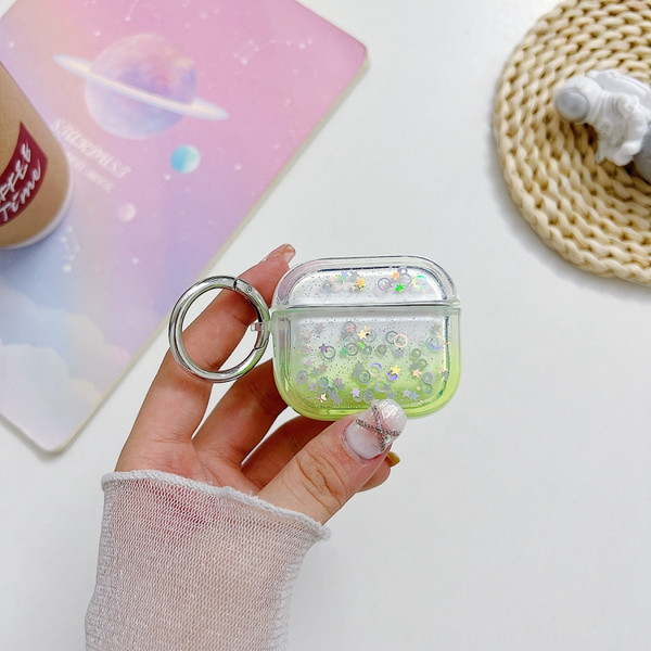 Transparent Glitter Bluetooth Earphone Protective Case