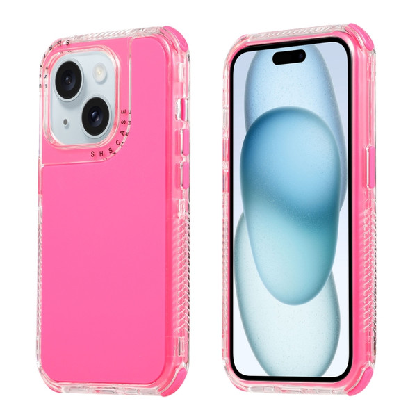 Dreamland 3 in 1 Solid Color Transparent Frame PC + TPU Phone Case