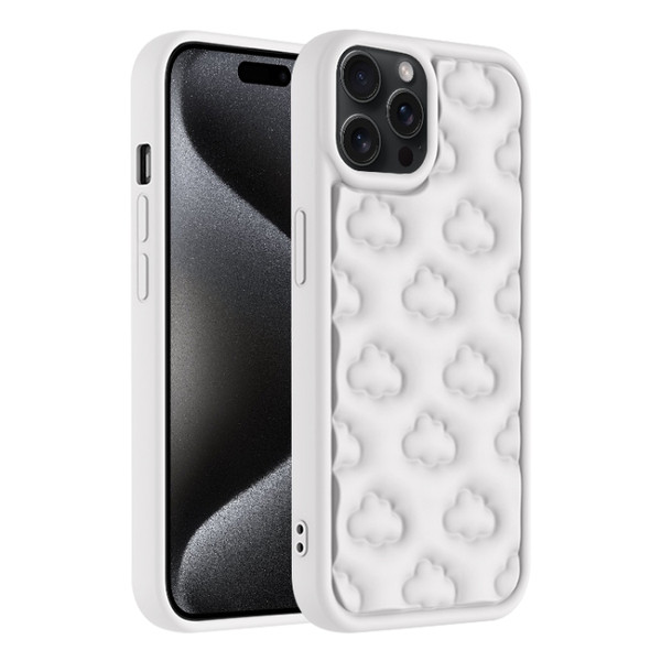 3D Cloud Pattern TPU Phone Case