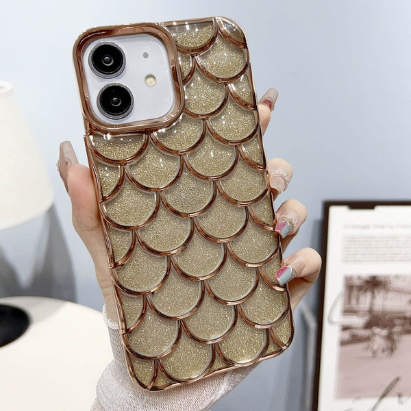 Mermaid Scale Electroplated Glitter Paper Phone Case