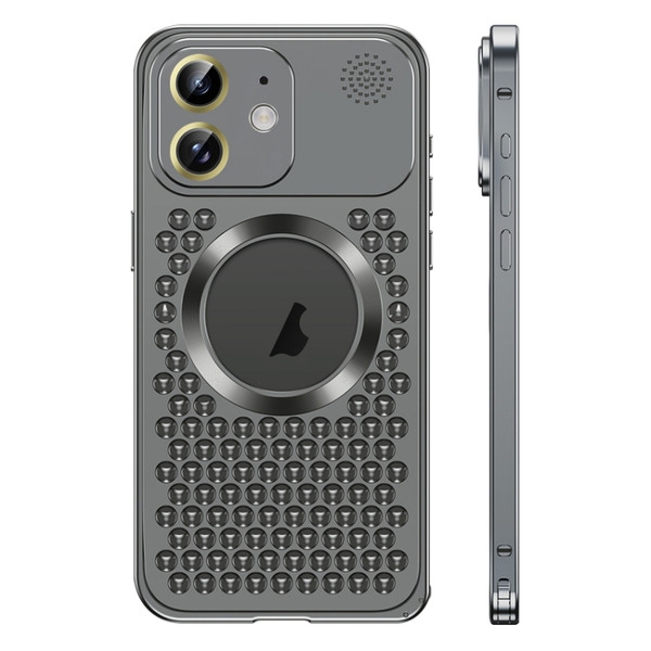 Spring Buckle MagSafe Magnetic Metal Aromatherapy Phone Case