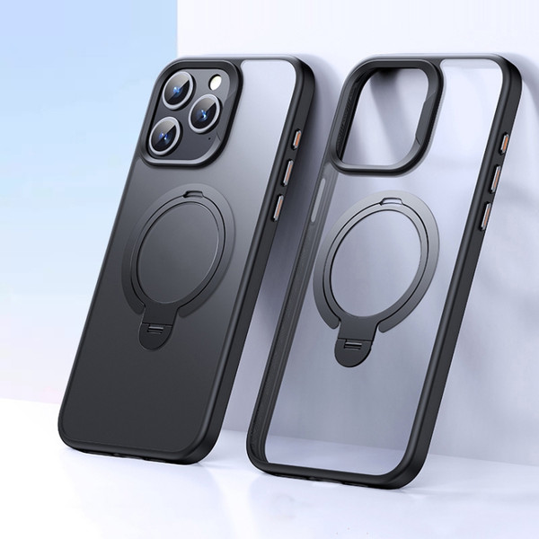 Double Ring MagSafe Magnetic Holder Phone Case