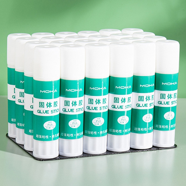 12pcs 15g MOKA Solid Glue Student Stationery Children Handmade Solid Glue Stick