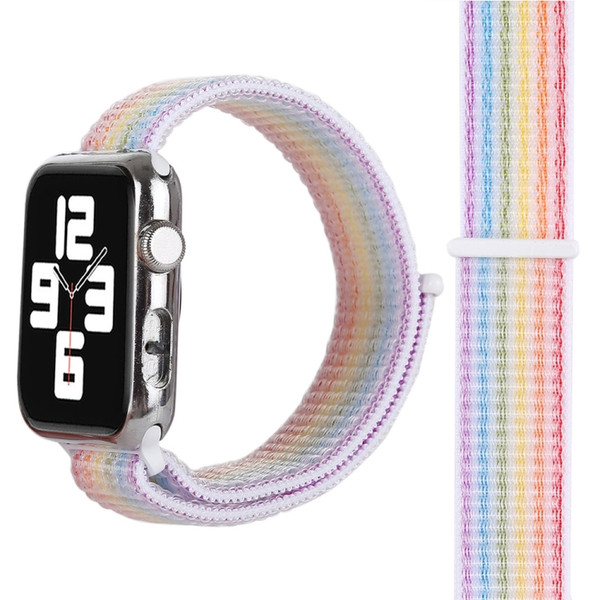 Magic Paste Nylon Watch Band for Apple Watch Series 3 & 2 & 1 42mm