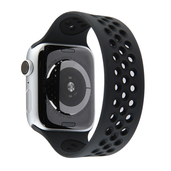 Elastic Silicone Watchband For Apple Watch Series 6 & SE & 5 & 4 44mm / 3 & 2 & 1 42mm