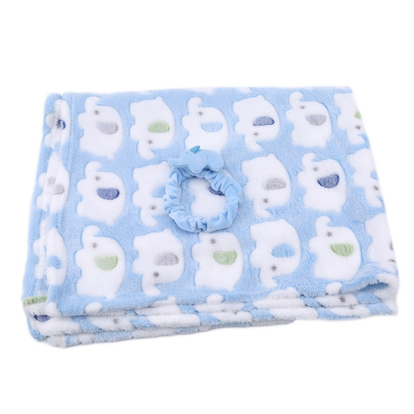 Cartoon Elephant Shape Soft Baby Blankets
