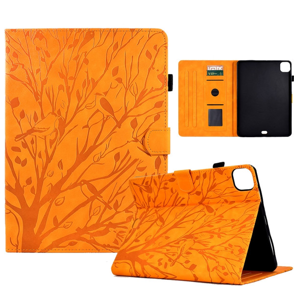 Fortune Tree Embossed Leather Smart Tablet Case