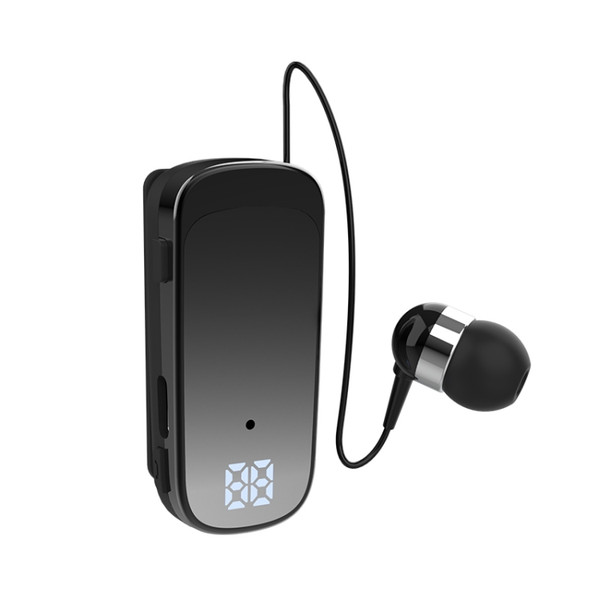 K65 Business Lavalier Retractable Cable Bluetooth Earphone