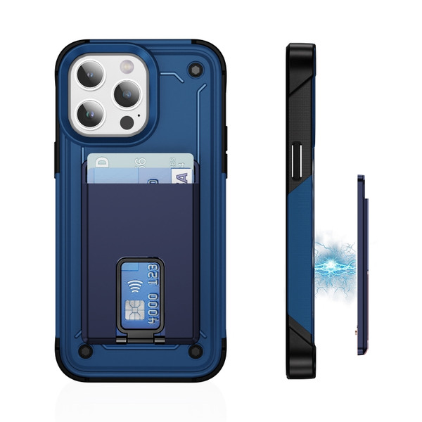 Skin Feel MagSafe Magnetic Phone Card Sleeve with Bracket