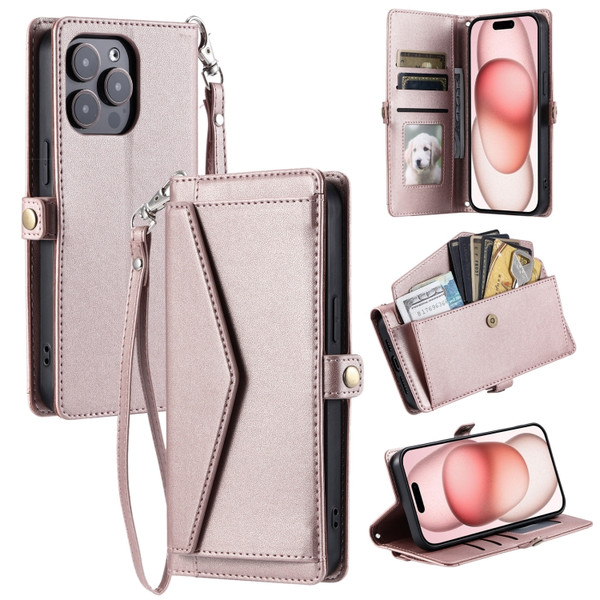 Wallet Multi-card Slot Leather Phone Case with Lanyard