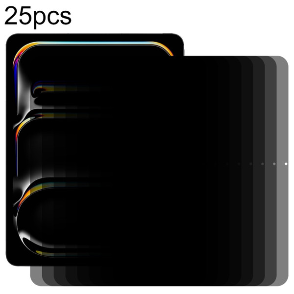 25pcs 0.33mm 9H 2.5D Privacy Anti-glare Explosion-proof Tempered Glass Film