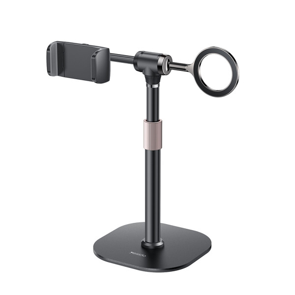 Yesido C297 Dual-use Live Broadcast Desktop Stand Metal Spring Clip / Magnetic Ring
