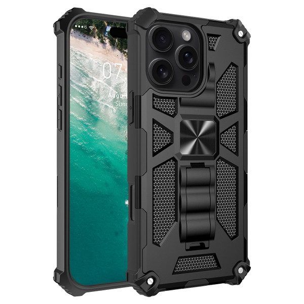 Armor Shockproof TPU Hybrid PC Magnetic Phone Case with Holder
