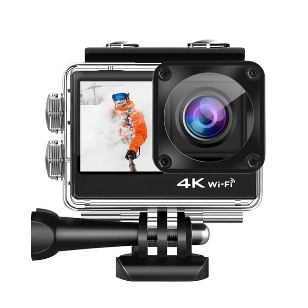C1 Dual-Screen 2.0 inch + 1.3 inch Screen Anti-shake 4K WiFi Sport Action Camera Camcorder with Waterproof Housing Case,  Allwinner V316, 170 Degrees Wide Angle