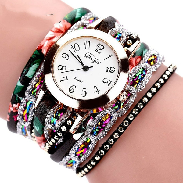 Douya D048 National Style Circle Bracelet Quartz Watch