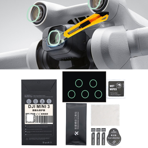 MN3-BHM-SF For DJI Mini 3 Pro Sensor + Lens Protector Anti -Scratch And Anti -Bump Accessories