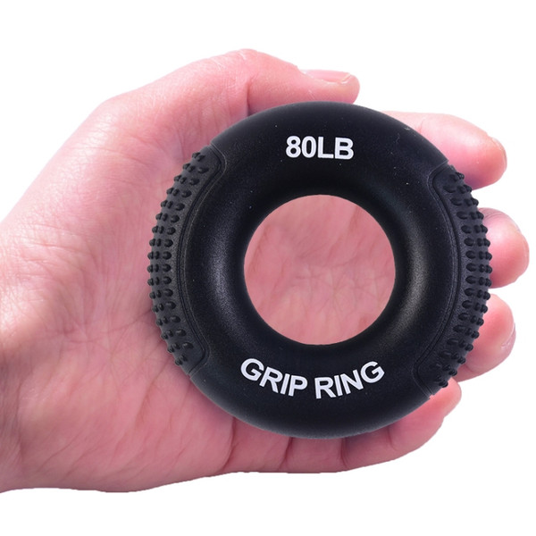 Silicone Gripper Finger Exercise Grip Ring, Specification: 60LB(Dot Orange)