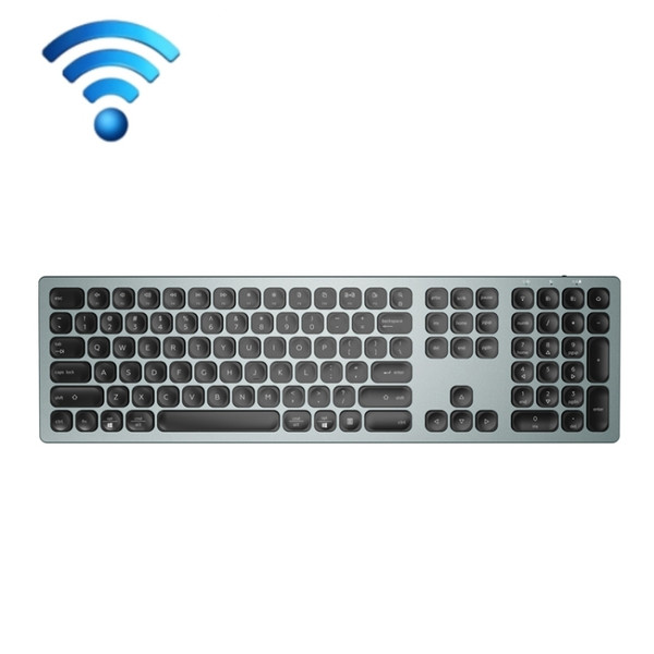 K9500 110 Keys 2.4G+Bluetooth Dual Mode Mute Office Wireless Keyboard