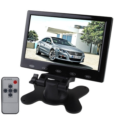 7.0 inch Touch Button Car Rearview LCD Monitor with Stand, Full Remote Control