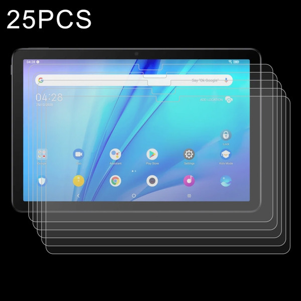 25 PCS 9H 2.5D Explosion-proof Tempered Tablet Glass Film