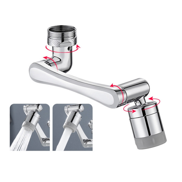 Faucet Robot Arm Universal Extender 1080 Degree Lifting Aerator