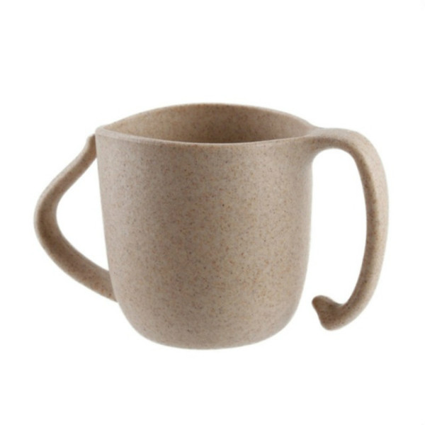 Children Wheat Fiber Drinking Cup Anti-Scalding Milk Cup