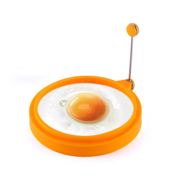 DIY Breakfast Round Silicone Egg Ring Fried Egg Mould Pancake Ring Non-stick Kitchen Cooking Mould