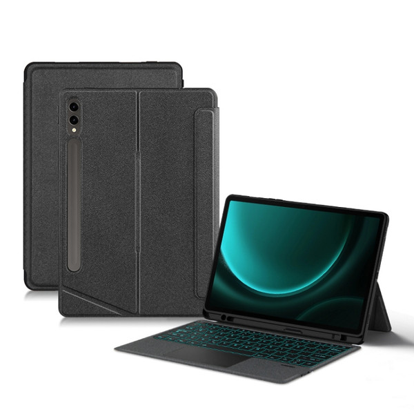 YJ-S9+ Split Bluetooth Keyboard Leather Tablet Case