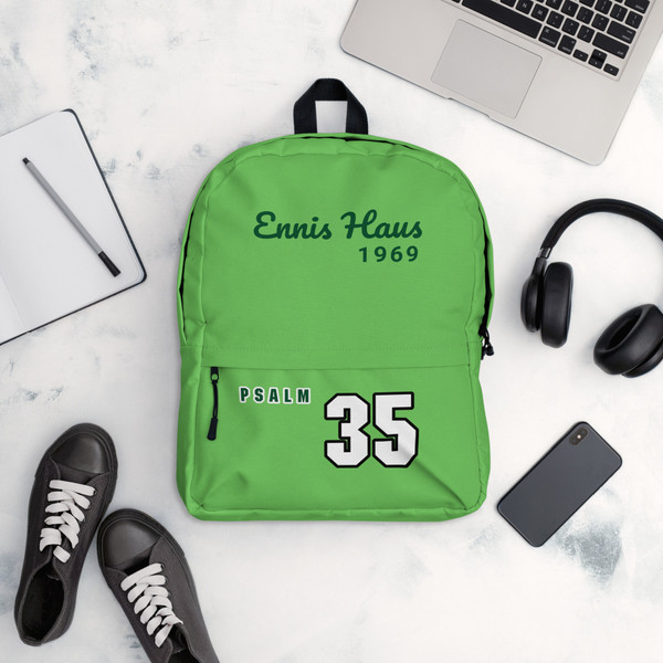 Psalm 35 Backpack - Green A