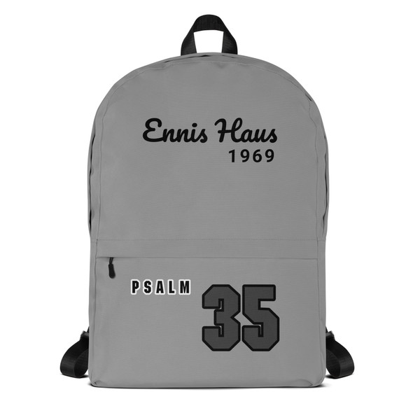 Psalm 35 Backpack - Grey