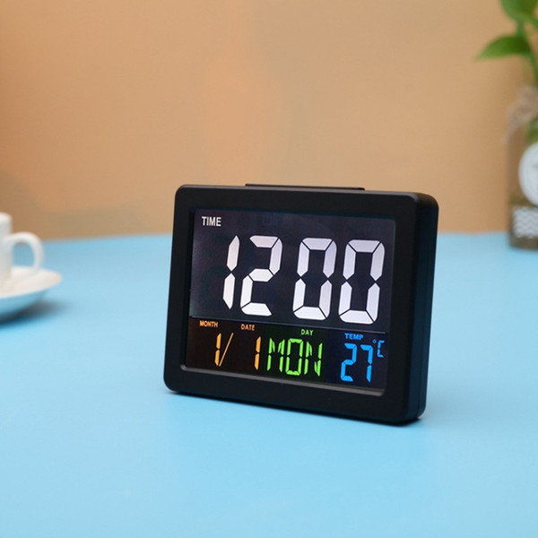 G2000 Color Screen Date Temperature Display Alarm Clock Desk Clock