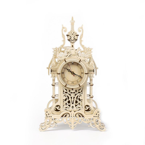 The Clock Tower 3D Wooden Puzzle Toys DIY Handmade Ornaments