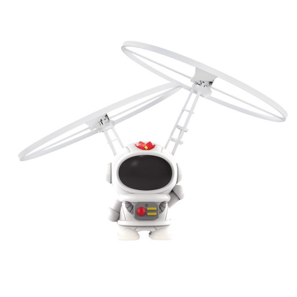 Induction Steel Man Aircraft Gyro Robot Luminous Toy For Children