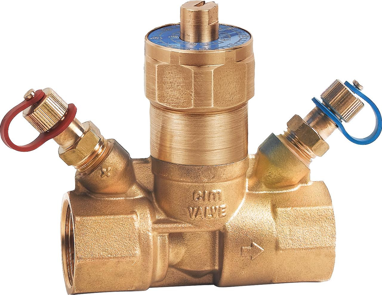 778 Threaded Thermostatic Balancing Valve with Anti-Legionella Bypass