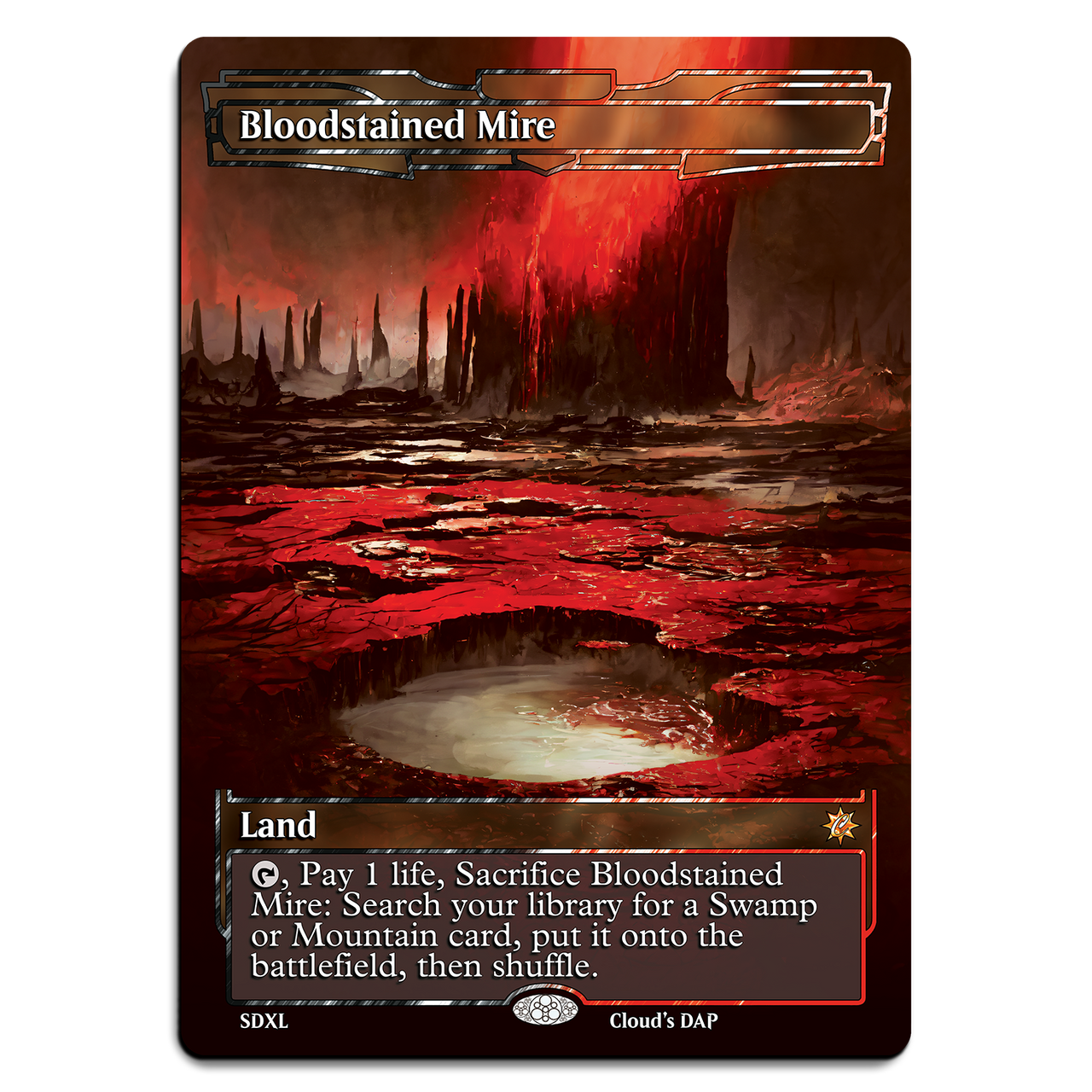 Bloodstained Mire Proxy for MTG