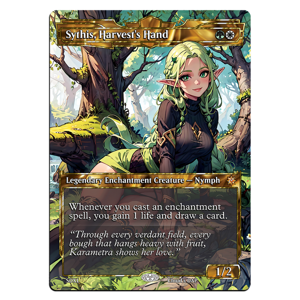 Sythis, Harvest's Hand, Enchantment, Enchantress, Tribal