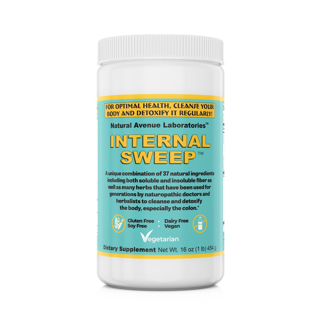 Internal Sweep is one of the best colon cleansing products on the market for the last 25 years! It contains the most effective and powerful internal cleansing ingredients. Including beneficial fibers from a wide variety of plant sources, acting on different parts of your digestive tract to provide the health benefits you deserve.