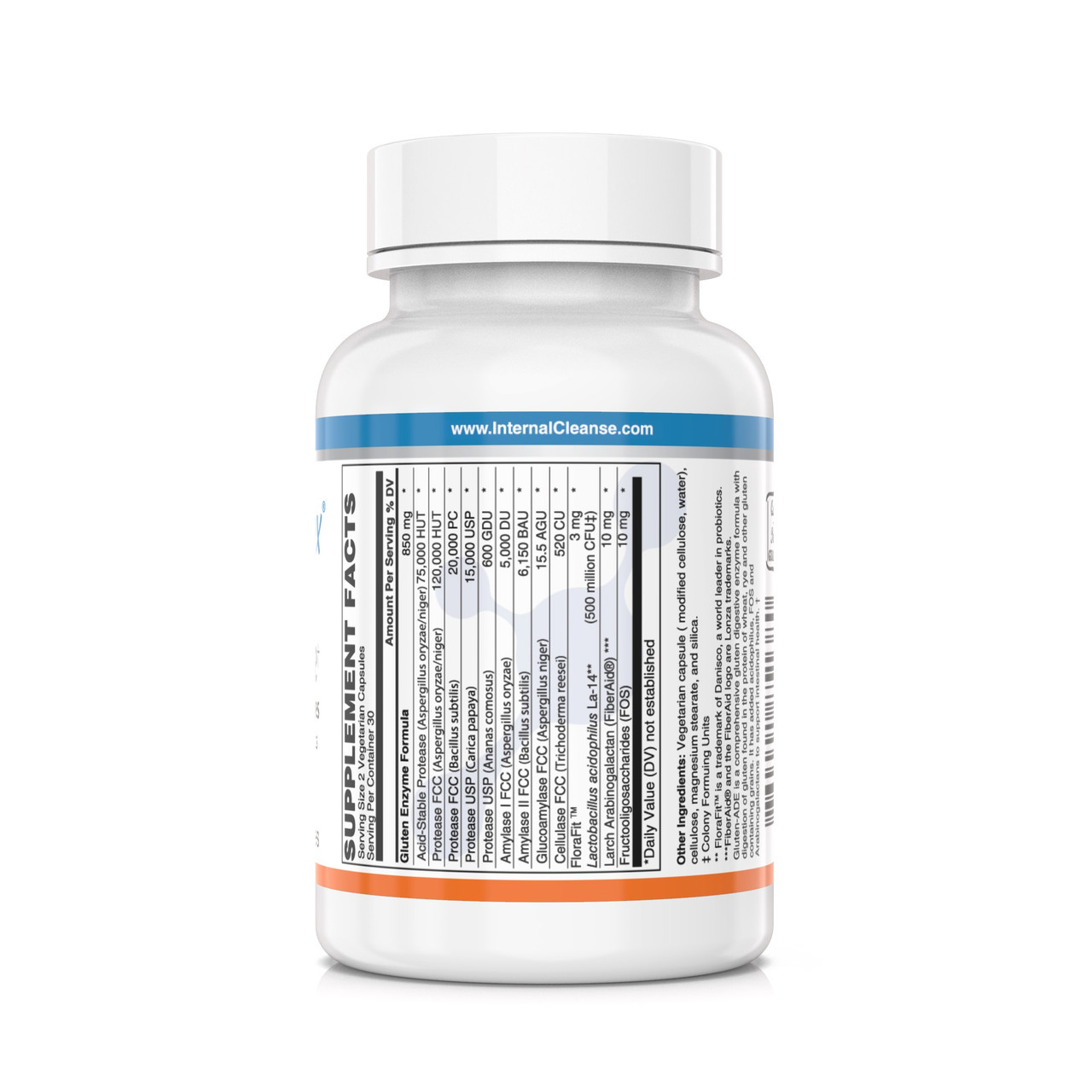 DuraDetox® Gluten Aid - Digestive Enzymes with Probiotics & Prebiotics designed to support the digestion of gluten found in wheat, rye and other gluten containing grains* (GlutenADE)