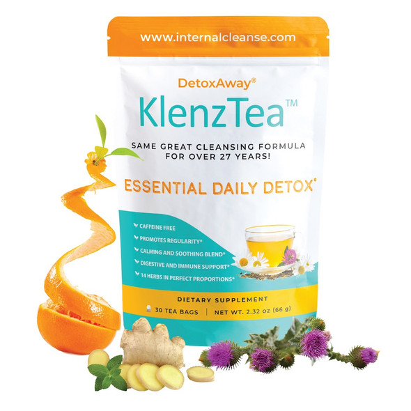 DetoxAway™ KlenzTea helps fight constipation and naturally