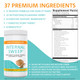 INTERNAL SWEEP® - 37 Premium Ingredients; Rich in Natural Fiber; Supports Regularity;  
Gentle Detoxification; Prebiotic Benefits;