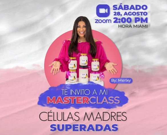 Master Class Celulas Madres Superadas, DON'T MISS IT!